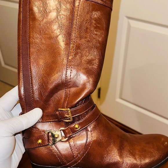 Unisa Brown Leather Riding Boots. - Picture 5 of 15